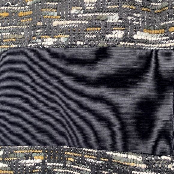 Aysha Tweed Sleeveless Dressy Mini Dress Metallic Weave Black Multi Size 2 - Picture 4 of 16